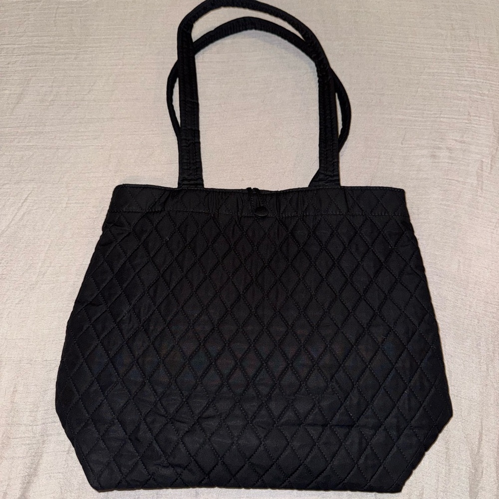 Vera Bradley Black Quilted Tote